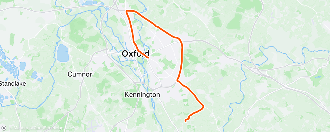 Map of the activity, Morning Ride