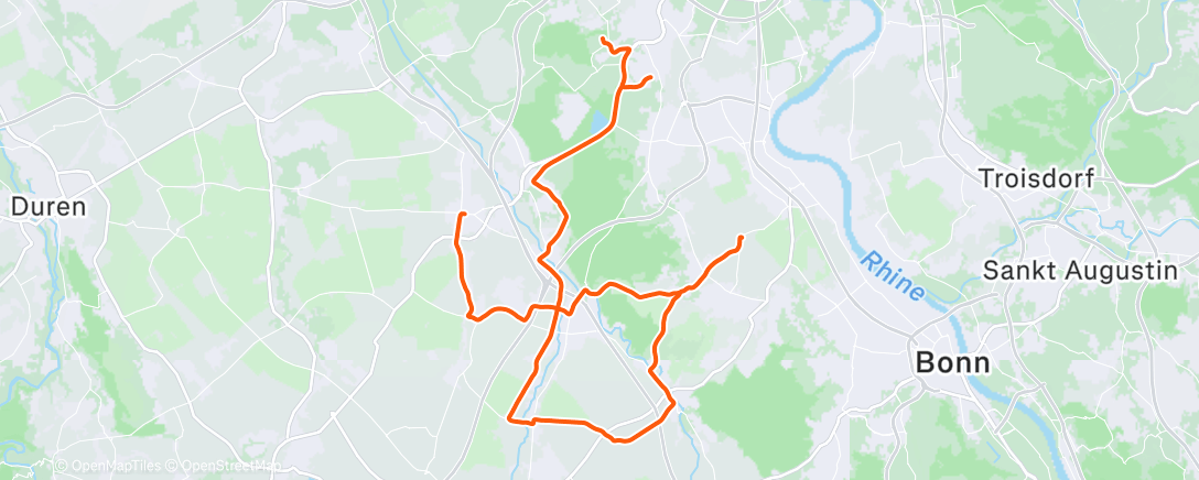 Map of the activity, Radfahren (copy)