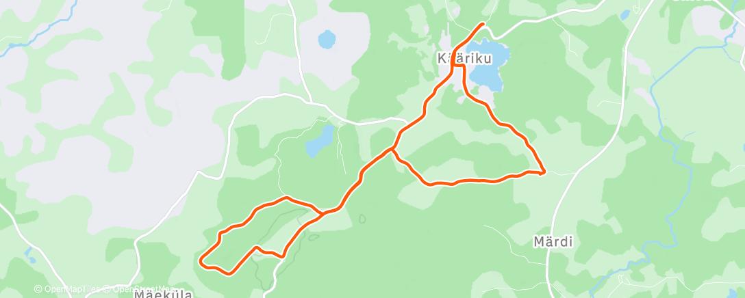 Карта физической активности (Harimägi)