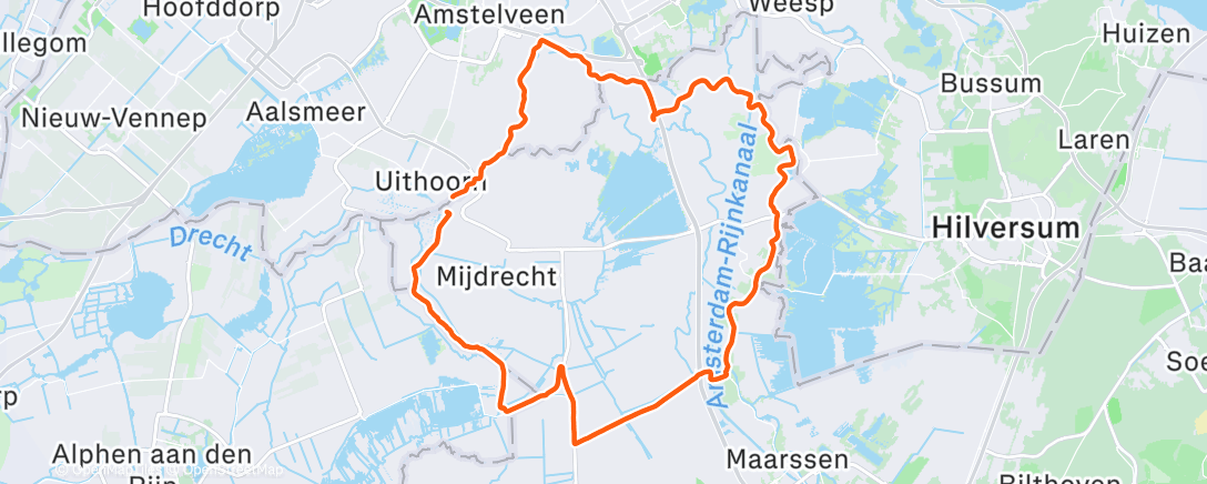 Map of the activity, Ochtendrit