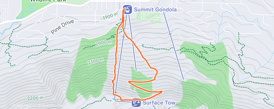 Map of the activity, Morning king