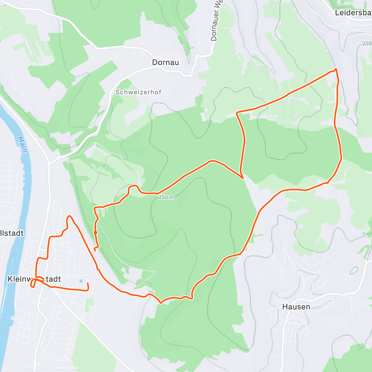 Карта физической активности (Trailwalk)