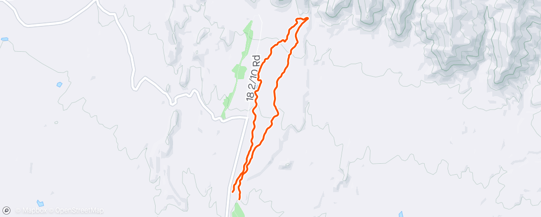 Map of the activity, Classic Fruita Double