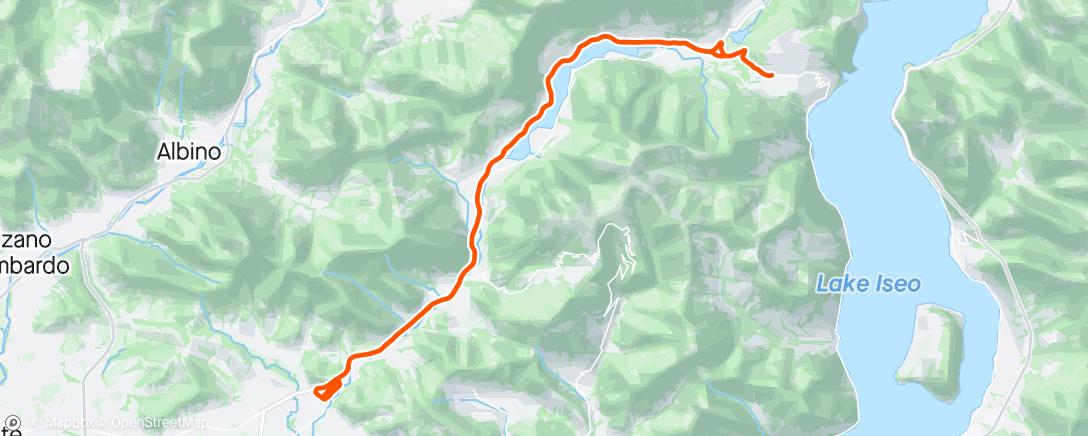 Map of the activity, Solto collina