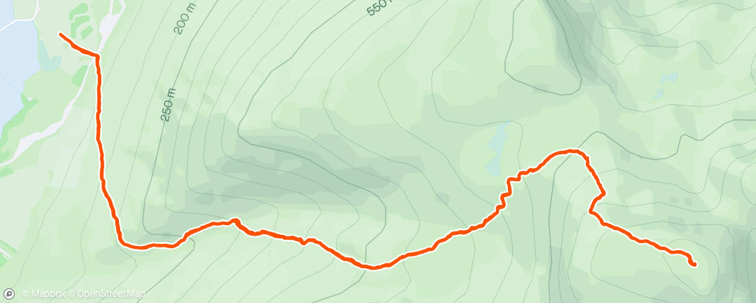 Map of the activity, Scafel pike