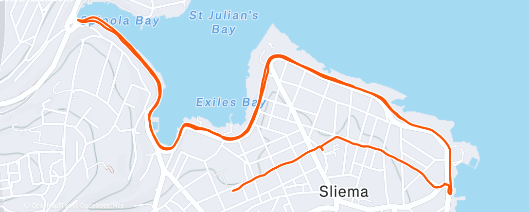 Map of the activity, 5k with MRC
