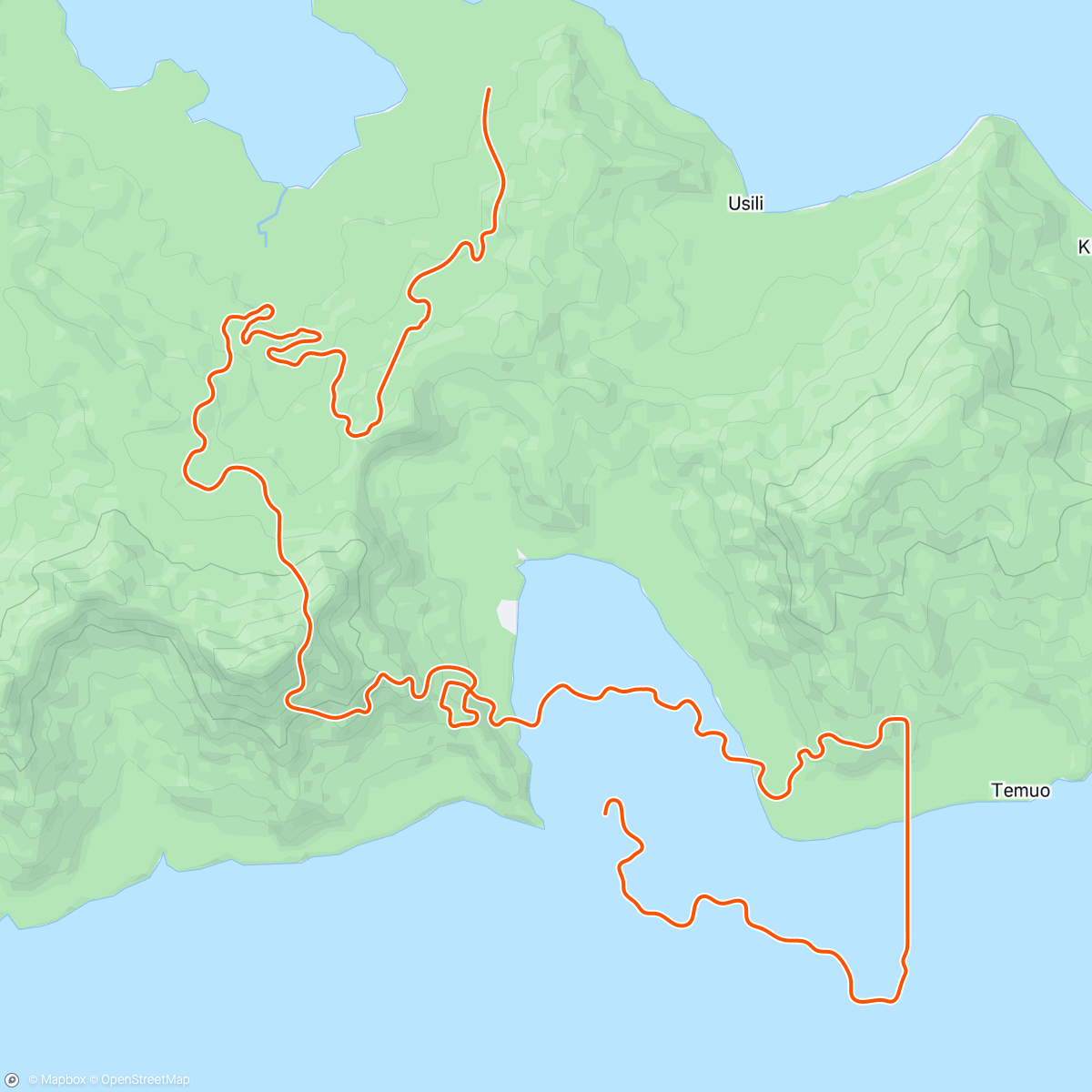 Mapa da atividade, Zwift - Mayan San Remo in Watopia