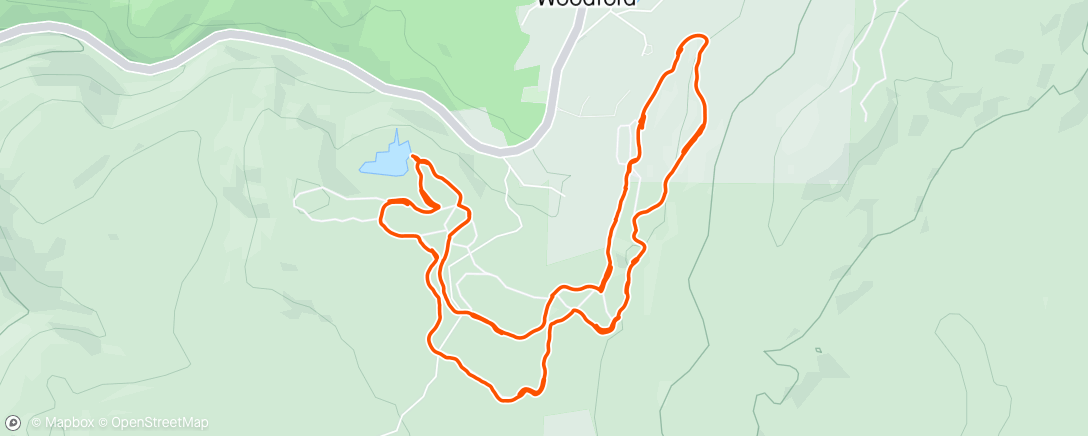 Map of the activity, Prospect XC ski with my parents!