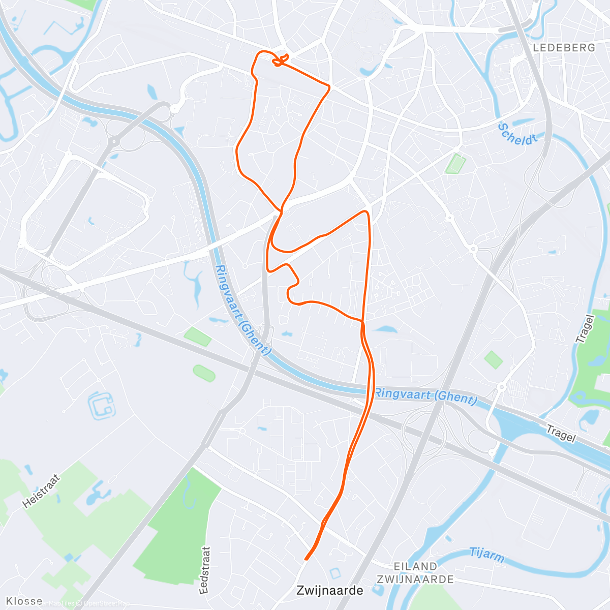 Map of the activity, Goed nieuws brengen aan Gent Sint Pieters station