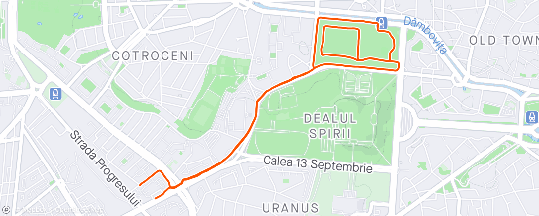 Mapa de la actividad, 6k 1st :) happy to run again :)