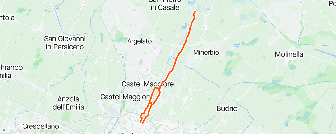 Map of the activity, Vado a Saletto senza ridere e senza piangere
