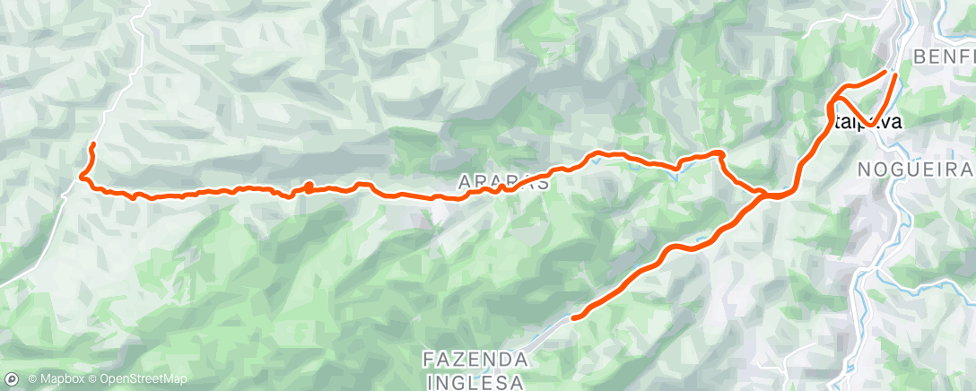 Map of the activity, Expedições 01  (25’) - Vale das Videiras