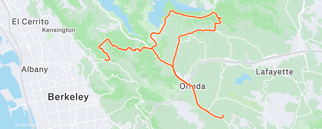 Peta aktivitas, Morning Ride