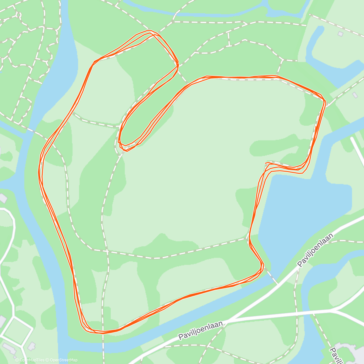 Map of the activity, 1st Parkrun 2026