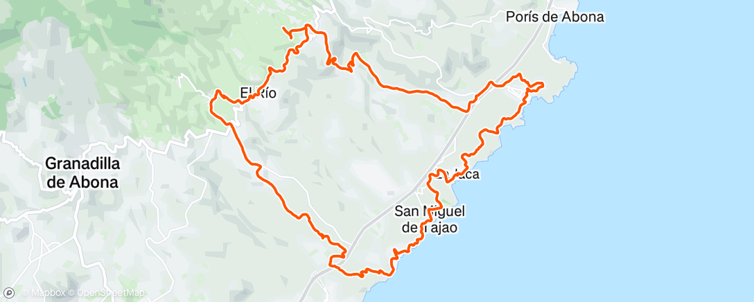 Map of the activity, Abades