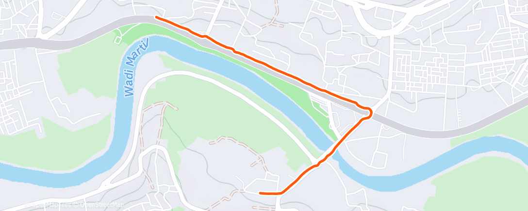Map of the activity, Afternoon Mountain Bike Ride