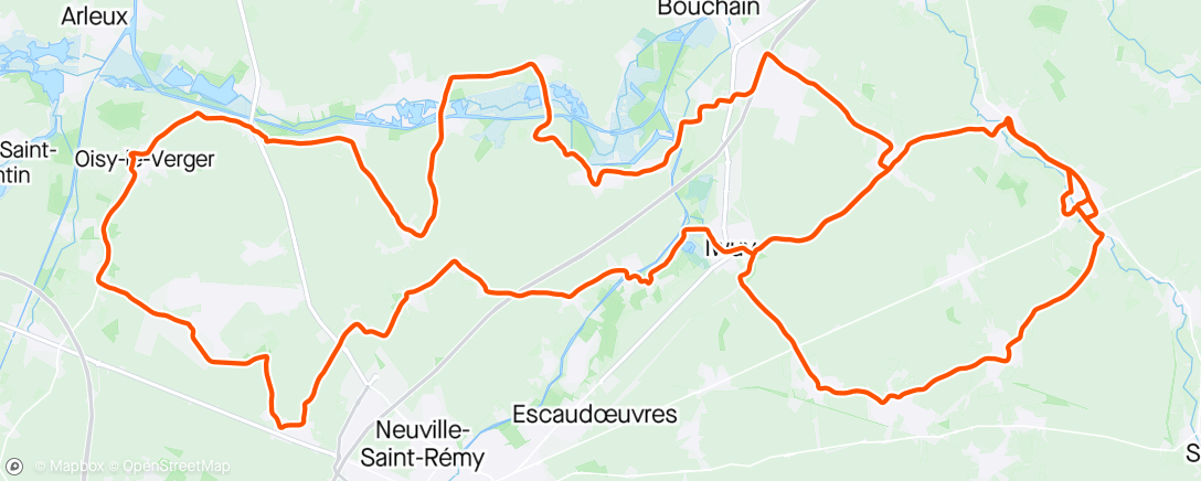 Map of the activity, Cyclo d'IWUY
