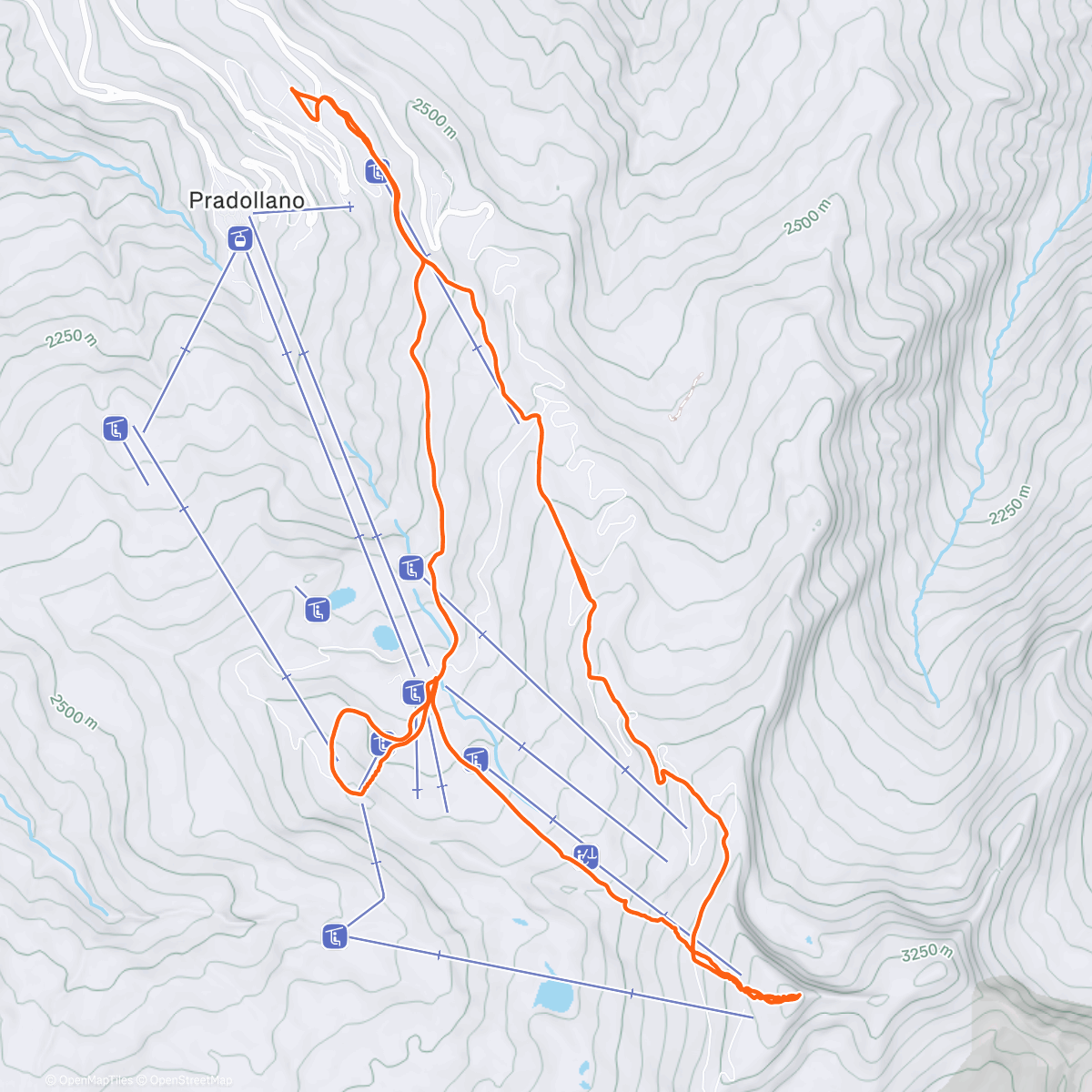 Карта физической активности (Veletazo con el Protem)