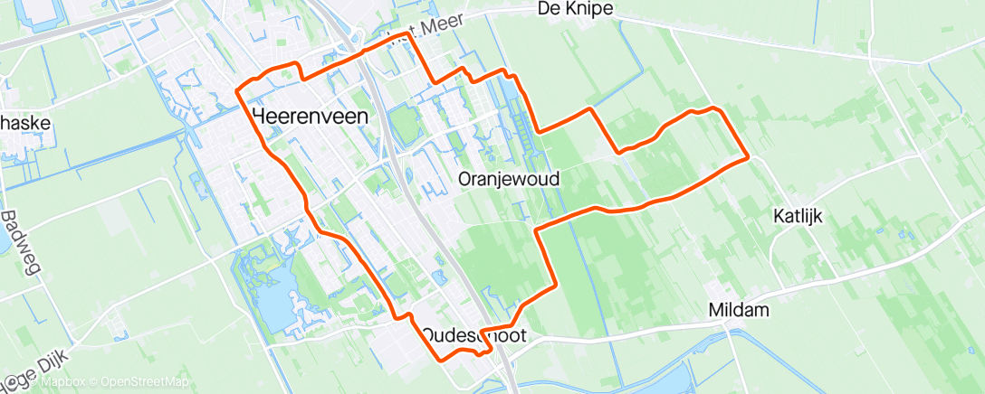 Map of the activity, Avondritje ☀️