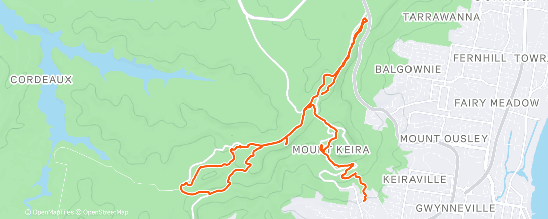 Map of the activity, Finally got to check out some tracks in the Gong 👌🏼