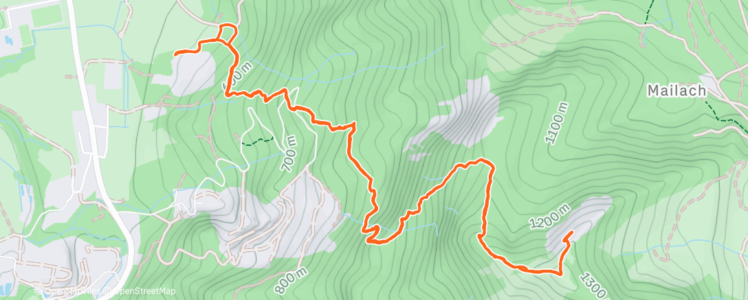 Карта физической активности (Heuberg & Wasserwand ⛰️)