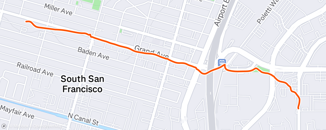 Map of the activity, Morning Ride