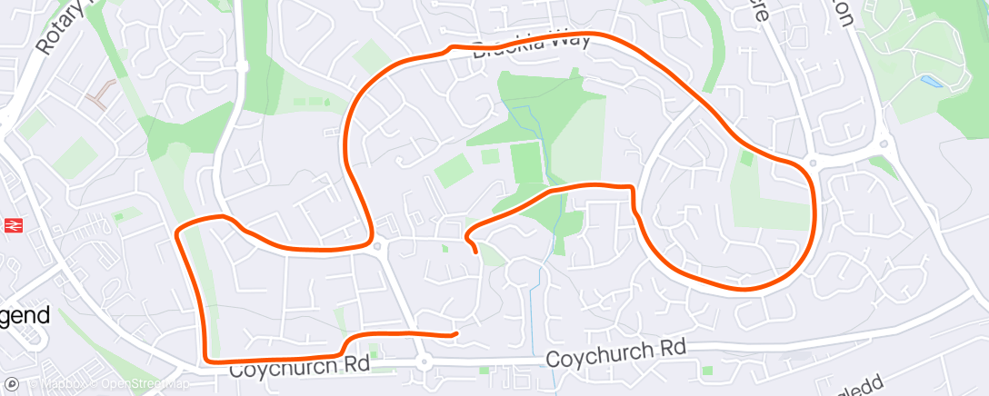 Map of the activity, Lunch Run - 🧱 🏃‍♂️