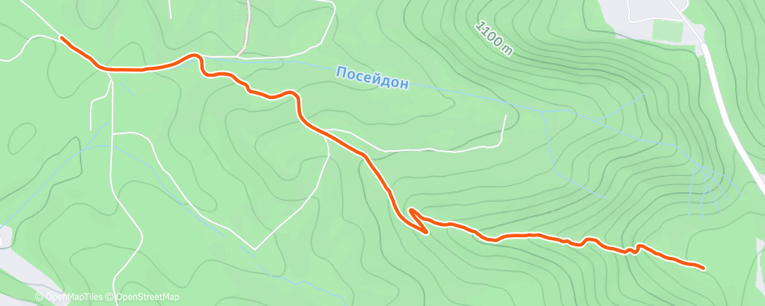 Карта физической активности (Полуденный хайкинг)