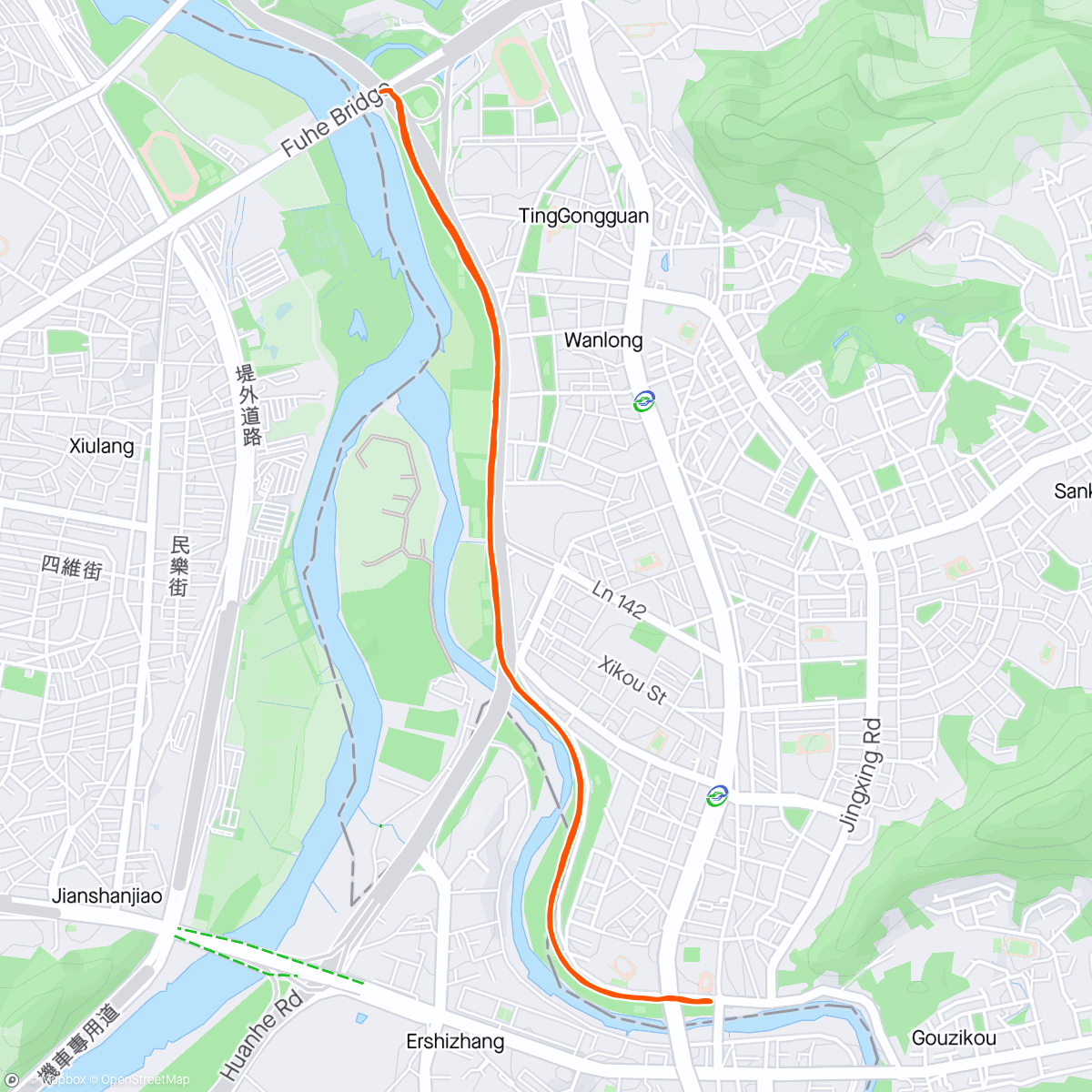 Map of the activity, 耕跑團