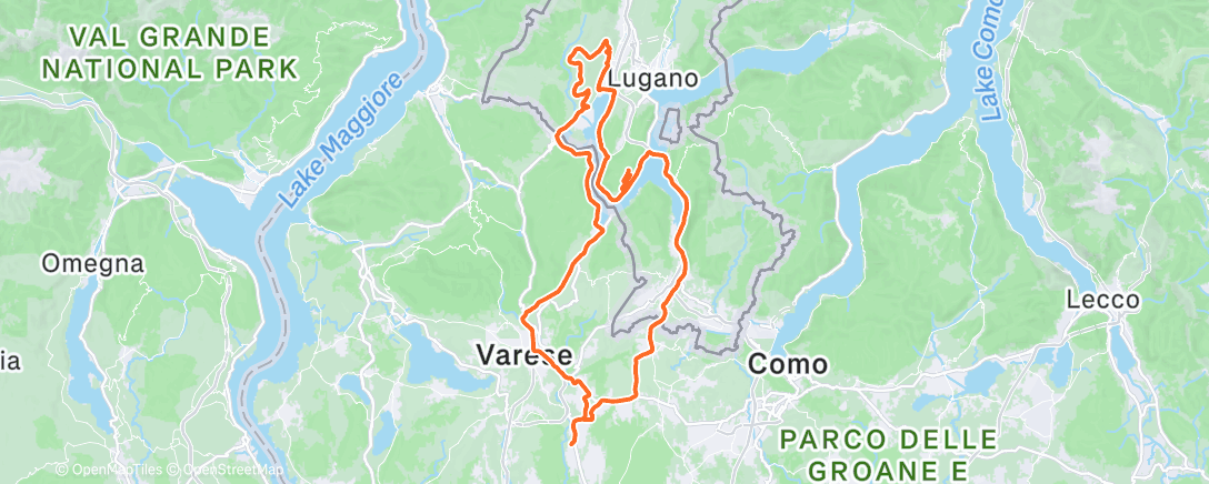 Карта физической активности (Pedalata mattutina)