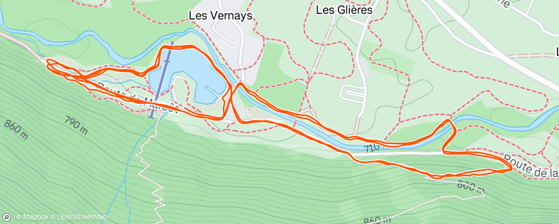 Map of the activity, Garde