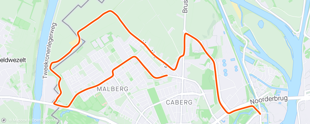 Map of the activity, Commute with a tiny little detour 🚲