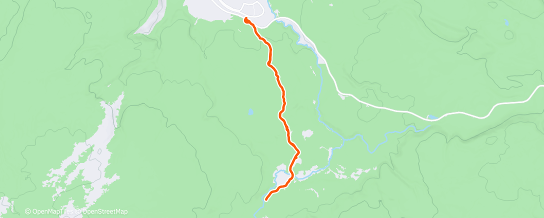 Карта физической активности (Afternoon Nordic Ski)