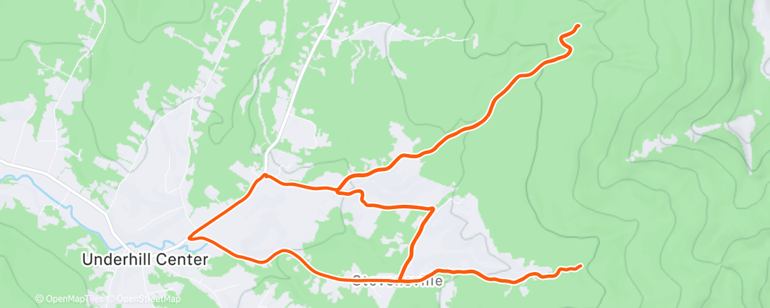 Mappa dell'attività Morning Run