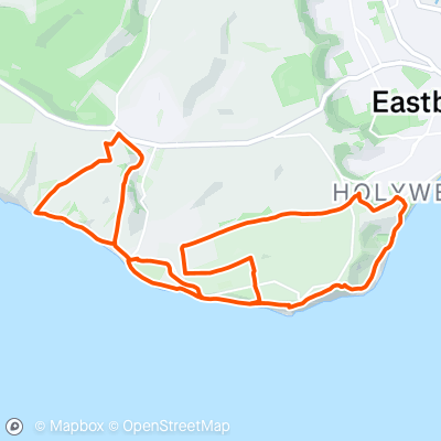 Beachy Head Half Marathon | 21.6 km Running Route on Strava