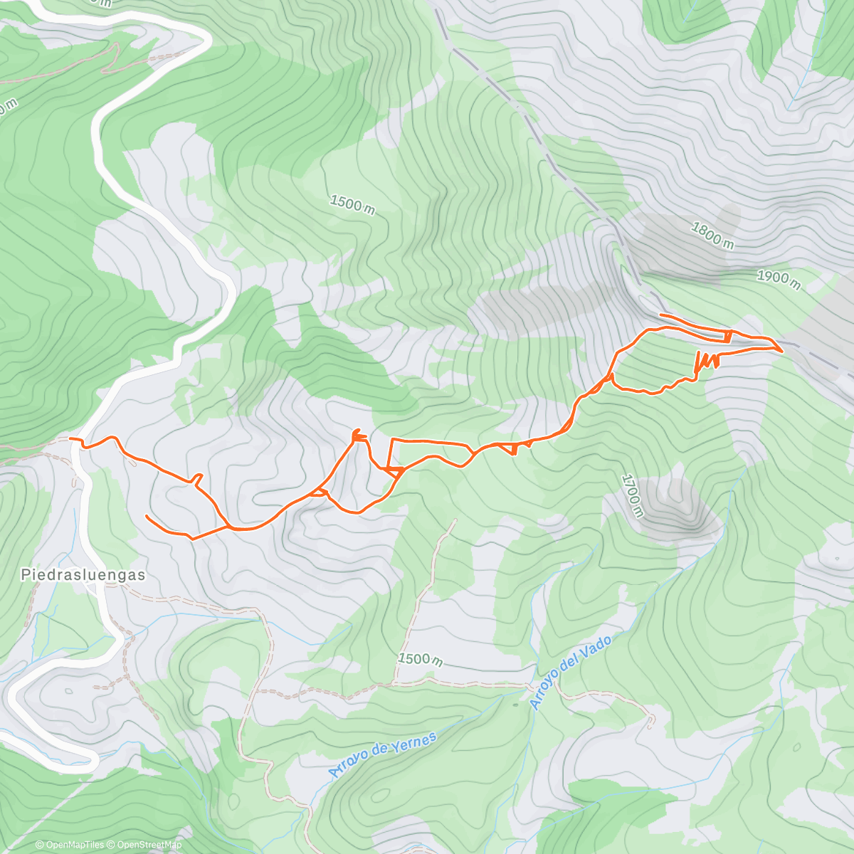 Map of the activity, Excursión de mañana