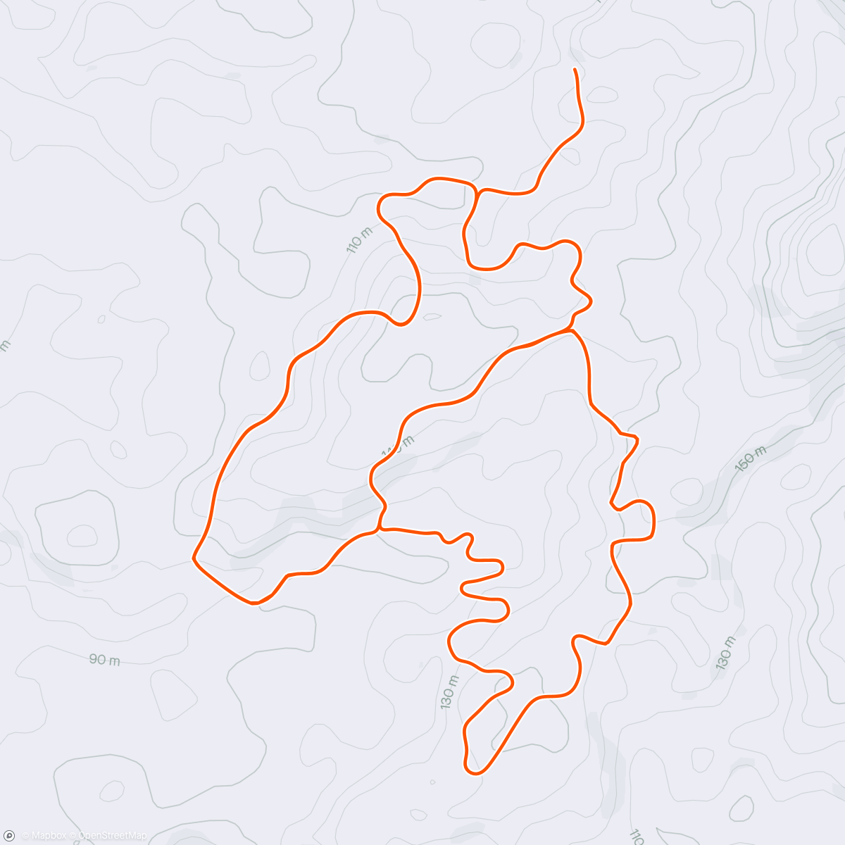 Map of the activity, Zwift - 05. Endurance Ascent in Makuri Islands