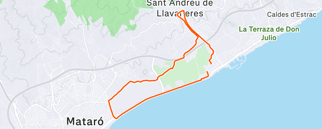 Map of the activity, Fent espai x la Ultra "comilona" (avui comença els 1ers 3 dies seguits)