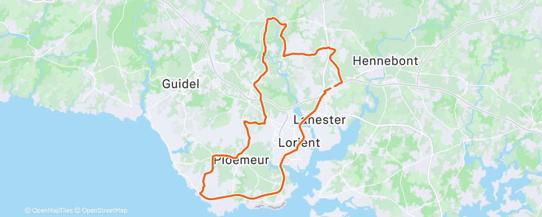 Map of the activity, Pre, pre race ride @letourdefrancefemmes