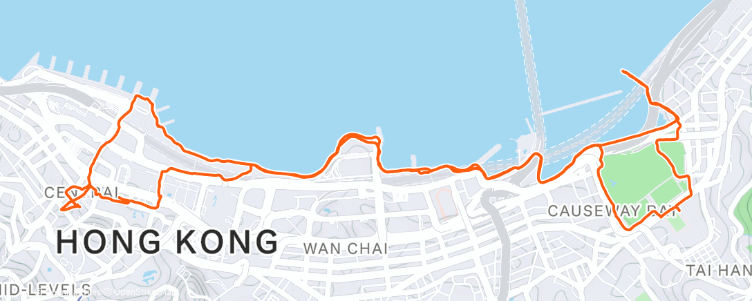 Map of the activity, TPH 提升班 聖誕燈飾run