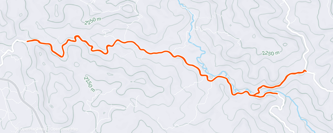 Map of the activity, Afternoon Ride
