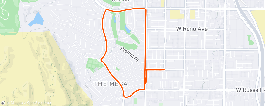 Map of the activity, Morning Ride