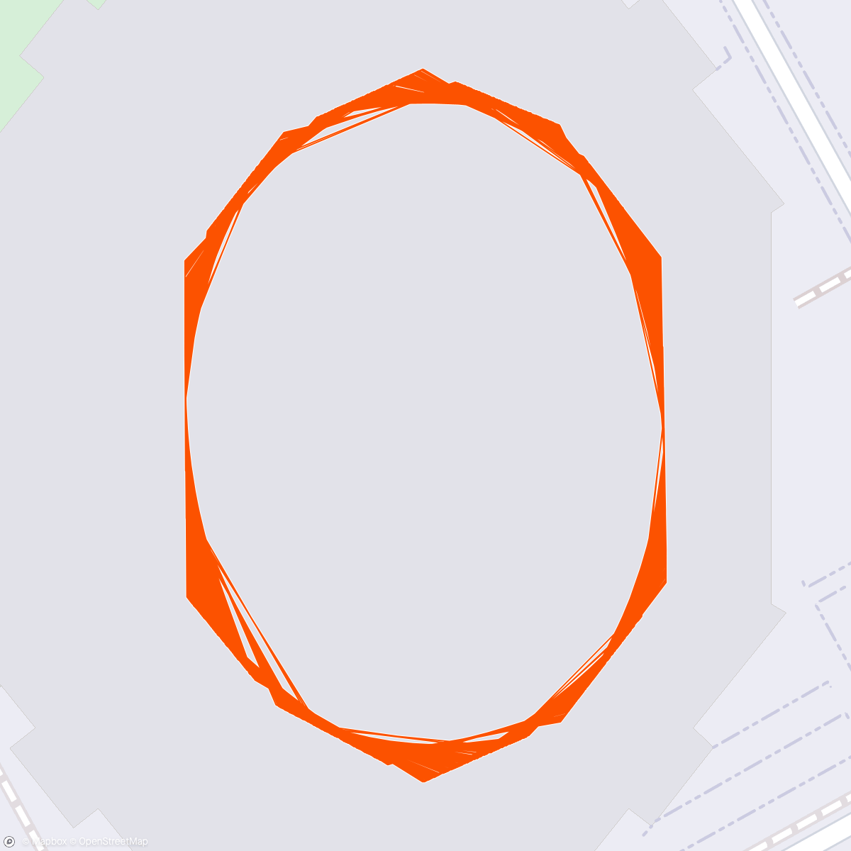 Map of the activity, after-work 50K BKOOL - Luis Puig Velodrome (mostly aerobic)