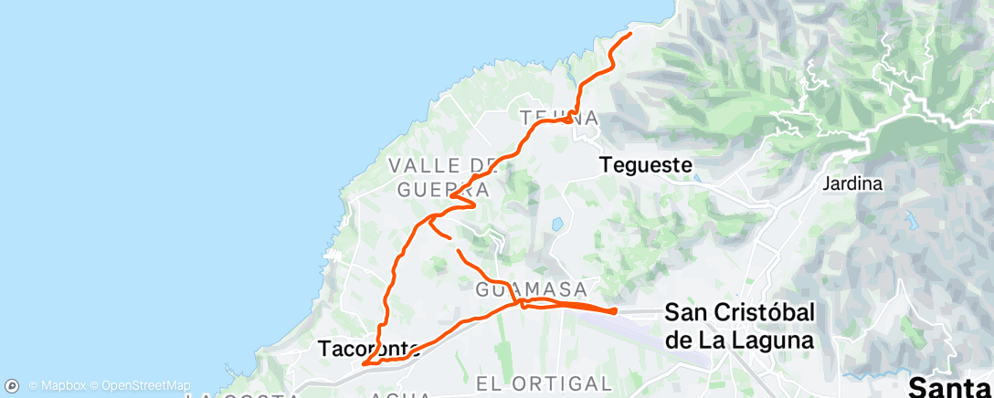 Map of the activity, Morning Ride