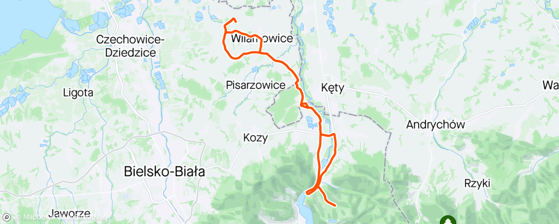 Map of the activity, 🌬️🚴🏼‍♂️🌤️Kozubnik
