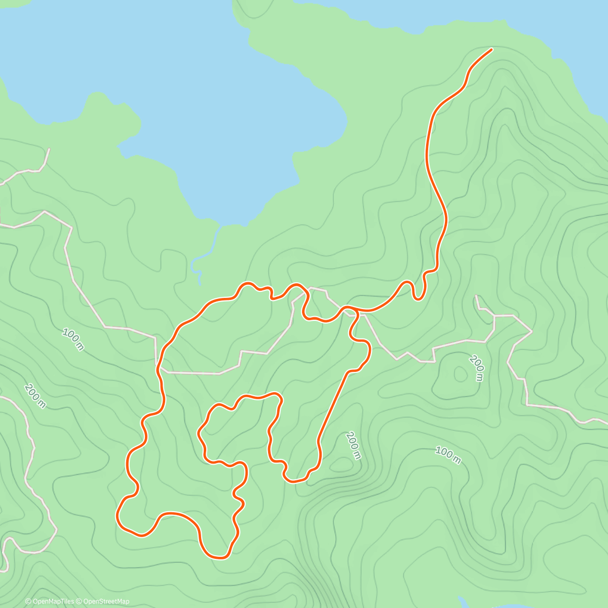 Map of the activity, Zwift - VO2 Blast on Jungle Circuit in Watopia