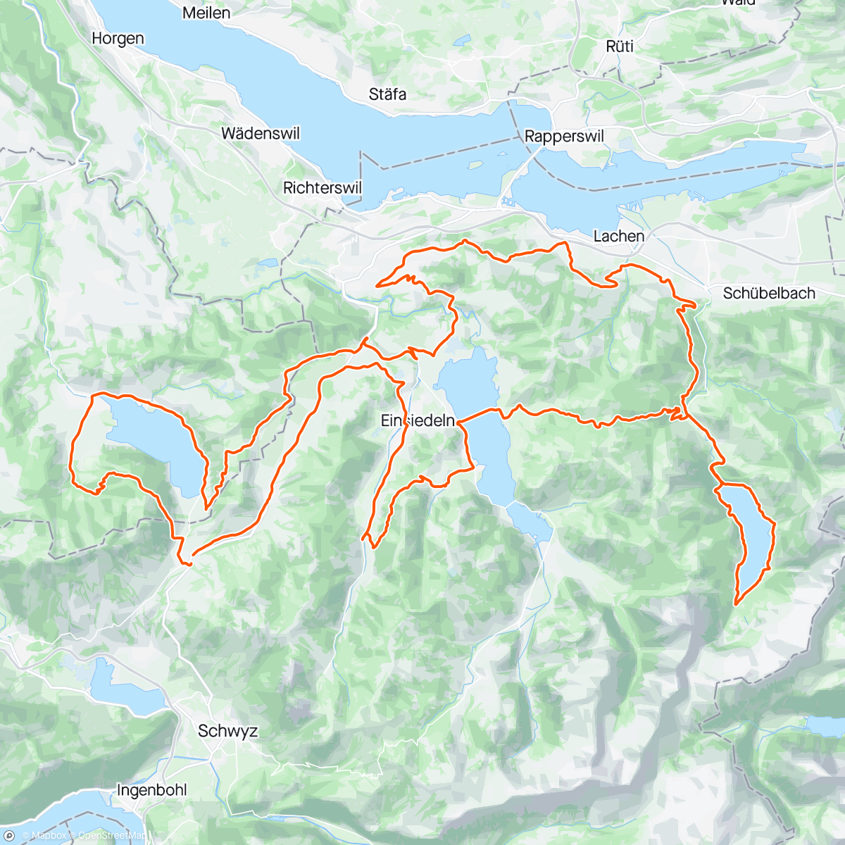 Map of the activity, Mit Eva in der Schweiz Tag 4