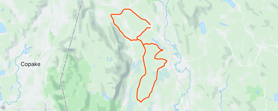 Map of the activity, so nice we did it twice (this week)