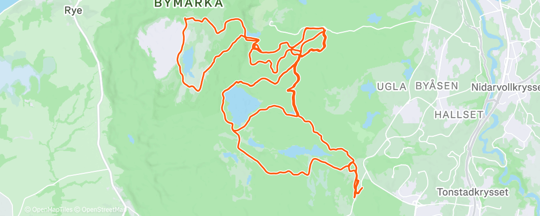 Map of the activity, Ut å herde