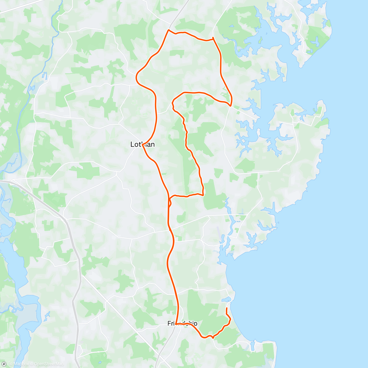 Map of the activity, Solo ride for my Mom, an angel in heaven 💗